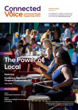 Front cover of Connected Voice Magazine Summer 2022